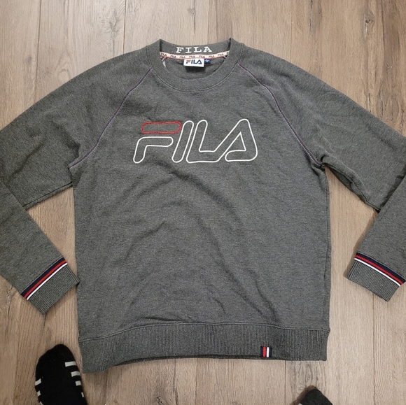 Men's Fila Crew Neck Sweatshirt - Picture 1 of 1